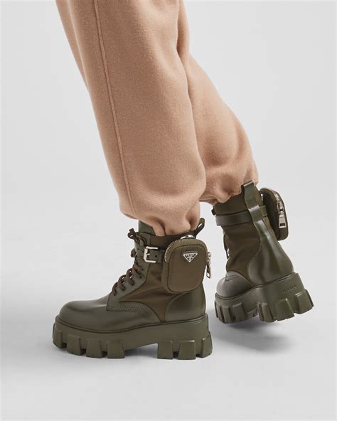 prada military nylon|prada nylon boots.